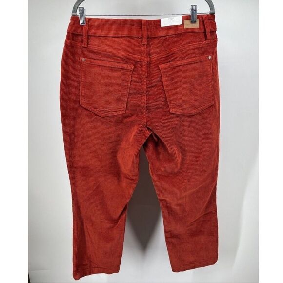 NWT Judy Blue Womens High Waist Ankle Straight Corduroy Jeans Rust Size 16W - Picture 12 of 15
